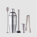 750ML Stainless Steel Cocktail Shaker Kit Boston Bar Tool With Jigger/Bar Spoon/Strainer